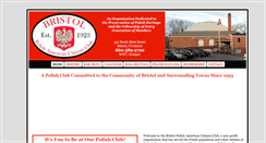Desktop Screenshot of bristolpolishclub.com